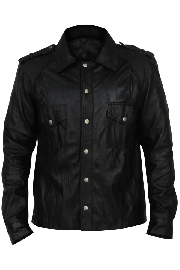 Joseph Morgan Vampire Diaries Black Faux Leather Jacket