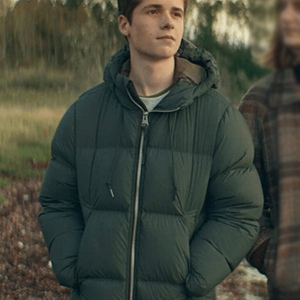 Kasper Tv Series Elves Milo Campanale Hooded Puffer Jacket