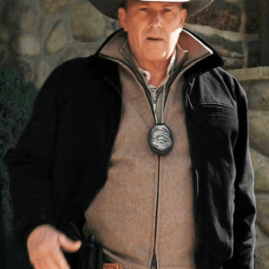 Kevin Costner Yellowstone John Dutton Black Jacket
