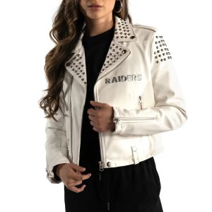 Raiders Las Vegas Womens Leather Jacket