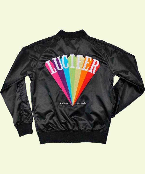 Lucifer Rising Rainbow Black Jacket