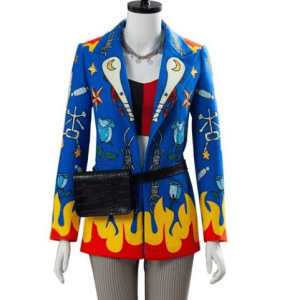 Margot Robbie Birds Of Prey Harley Quinn Wool Blazer