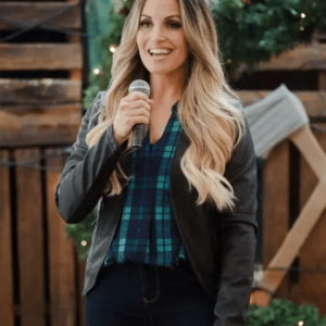 Marie Christmas In The Rockies Trish Stratus Leather Jacket