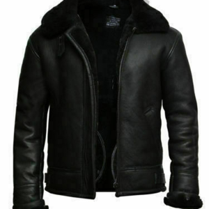 B3 Raf Flying Aviator Sheep Shearling Bomber Flying Leather Jacket