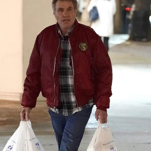 Cobra Kai Bomber Maroon Jacket