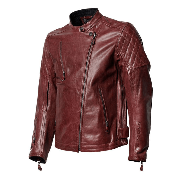 Men’s Rsd Clash Oxblood Leather Jacket