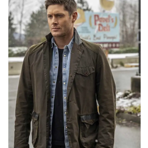 Supernatural Season 15 Dean Winchester Green Jacket