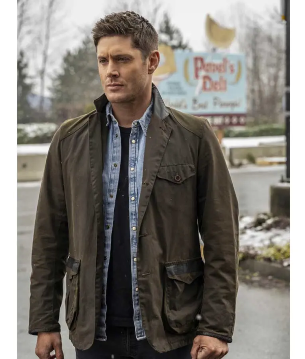 Supernatural Season 15 Dean Winchester Green Jacket