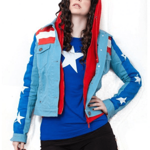 Miss America Chavez Young Avengers Denim Jacket