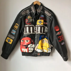 M&ms Black Faux Leather Jacket