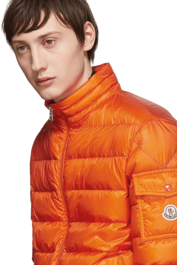 Moncler Orange Down Lambot Jacket