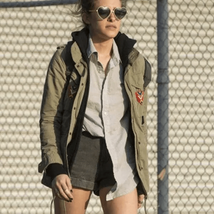 Mr Robot Carly Chaikin Khaki Military Jacket