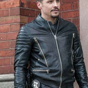 Nick Wechsler Tv Series Chicago Pd Biker Jacket