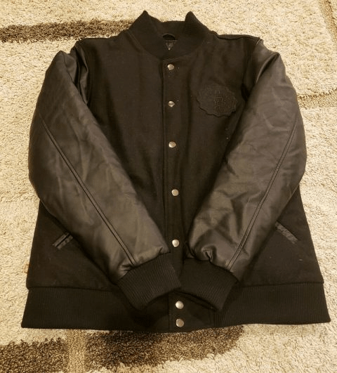 Obey Winston Black Leather Jacket