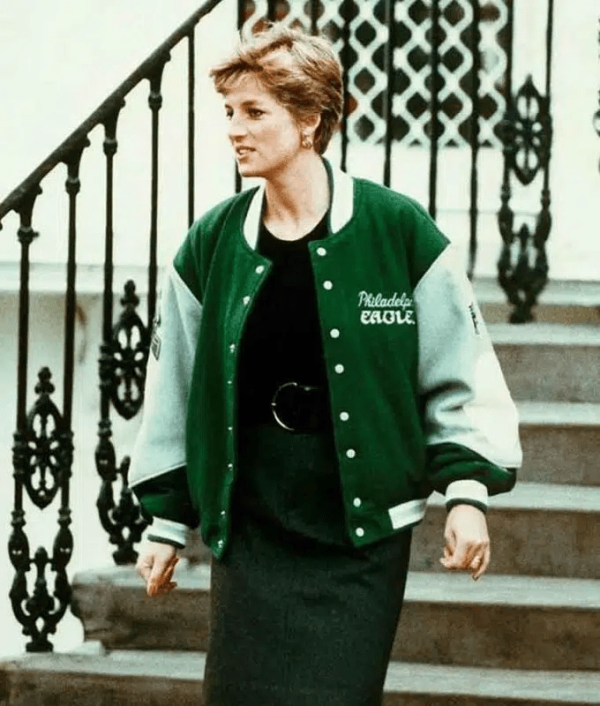 Princess Diana Philadelphia Eagles Wool Jacket