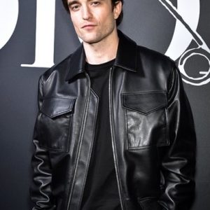 Robert Pattinson The Batman Bomber Leather Jacket