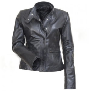 Robin Tunny The Mentalist Black Leather Jacket