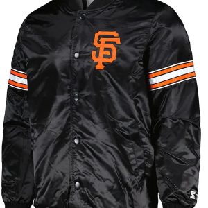 San Francisco Giants Pick Roll Black Varsity Jacket