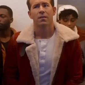 Spirited Ryan Reynolds Shearling Jacket