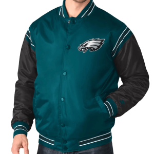 Eagles Enforcer Midnight Philadelphia Varsity Jacket