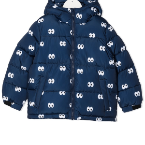 Stella Mccartney Cartoon Eyes Puffer Jacket