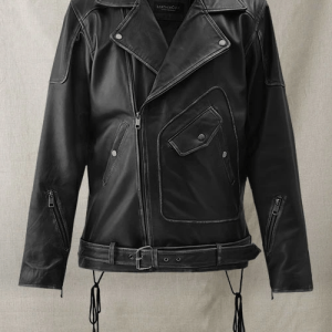 Street Style Black Biker Leather Jacket