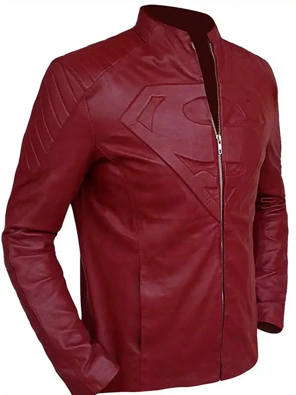 Superman Red Leather Smallville Jacket