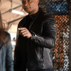 Superman And Lois David Ramsey Black Leather Jacket