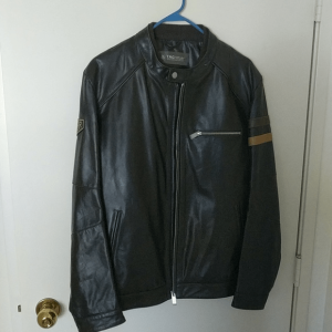 Tag Heuer Brown Vintage Leather Jacket