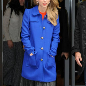 Taylors Swift Wool-blend Trench Coat