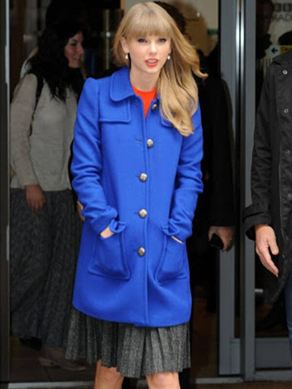 Taylors Swift Wool-blend Trench Coat