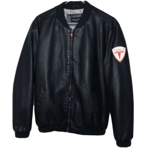 Tesla Electric Pronto Uomo Racing Leather Jacket