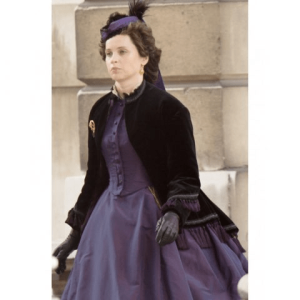 The Aeronauts Amelia Wren Black Velvet Coat