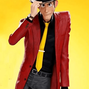 The First Arsene Lupin Iii Red Leather Blazer