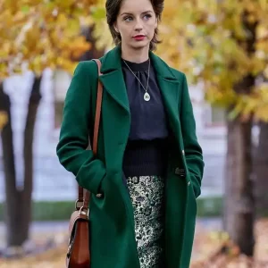 The Wedding Veil Inspiration Kacey Rohl Green Coat