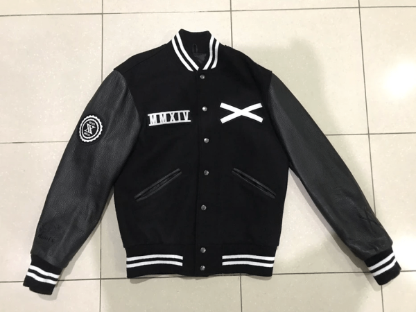 The Weeknd Roots Xo Black Wool Varsity Tour Jacket