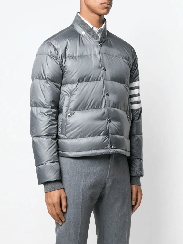 Thom Browne 4 Bar Bomber Jacket