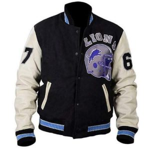 Tom Hardy Venom 2 Eddie Brock Beverly Hills Detroit Lions Varsity Jacket