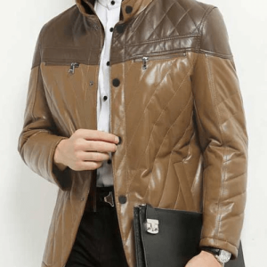 Tommy Hilfiger Quilted Leather Jacket