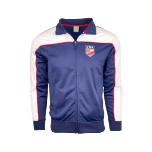 Usa Soccer Full Zip Track Bomber Jacket