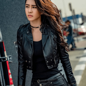 Vanguard Miya Muqi Black Leather Jacket