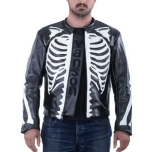 Vanson Bones Flat Track Leather Jacket