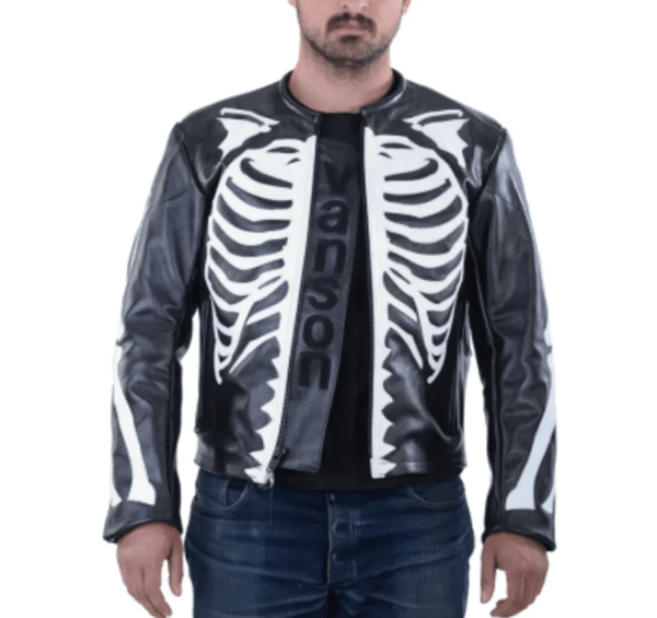 Vanson Bones Flat Track Leather Jacket