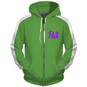 Vegeta Sab Green Hoodie Jacket