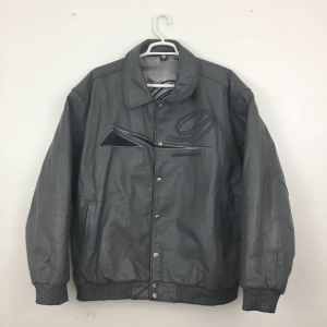 Vtg Davoucci Mens Black Bomber Jacket