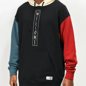 Welcome Black Blue Red Hoodie