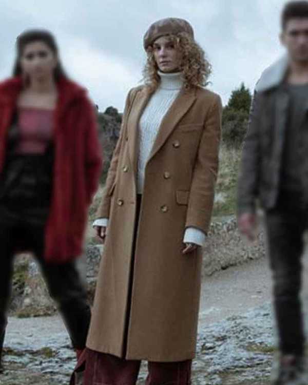 Money Heist Monica Gaztambide Wool Coat