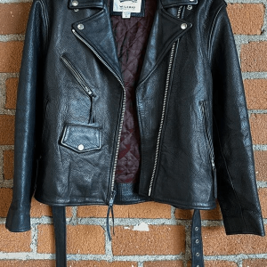 Womens Open Road Biker Leather Jacket