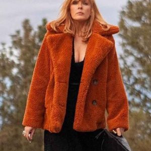 Womens Yellowstone Beth Dutton Fur Coat
