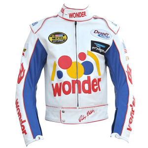 Wonder Racing Biker Leather Jacket